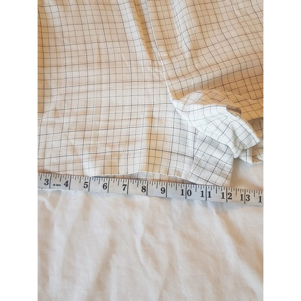 Joie Womens Shorts Sz 4 High Waist Dressy Plaid Ivory Career Work Wear Corporate - Picture 11 of 12